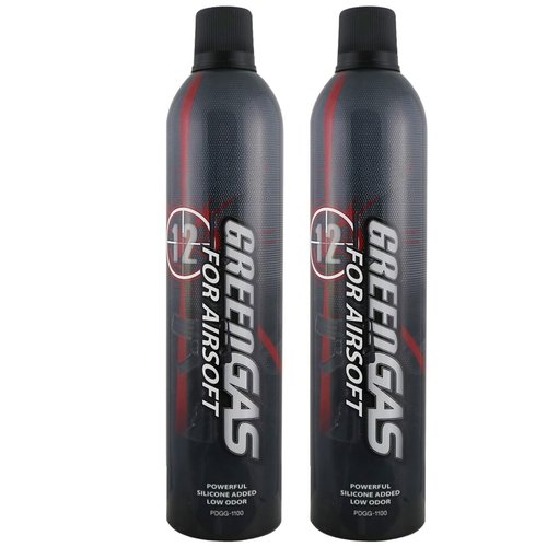 600ml Green Gas Classic Can with Oil Pack of 2