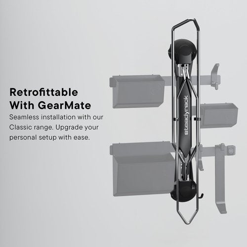Steadyrack Bike Rack for Road Bikes - The Original Wall Mounted Vertical Bike Storage - Fits Narrow Tires - Space Saving Pivot Design - Heavy-Duty Steel Rack for Indoor Garage, Apartment or Home Use
