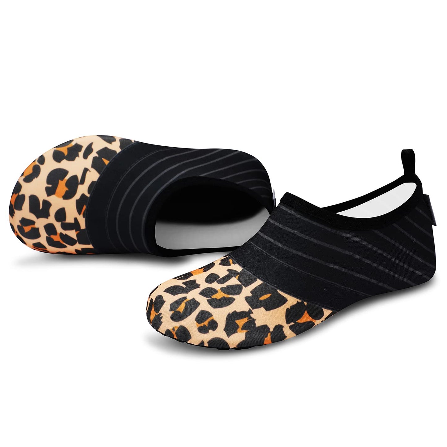 VIFUUR Water Sports Unisex Shoes Splice Orange Leopard - 11-12 W US / 9.5-10.5 M US (42-43)