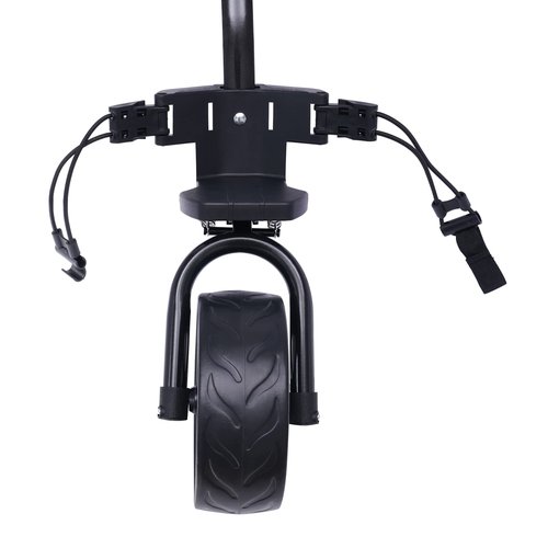 Faniop Foldable Golf Push Cart with Foot Brake, 3-Wheel Design, EVA Wheels, Golf Bag Holder, Scoreboard, Cup Holder, for Golf Enthusiasts