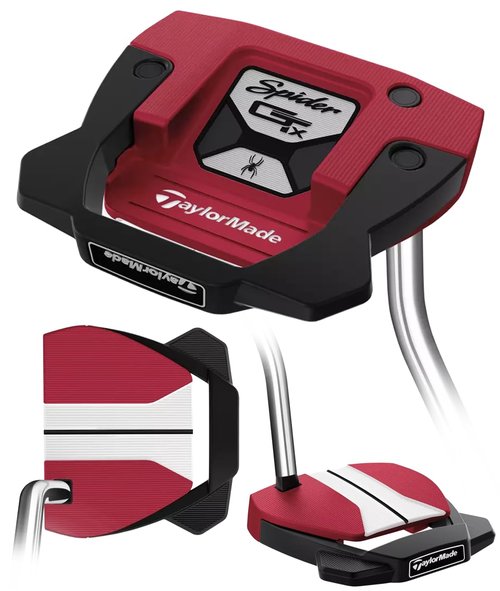 TaylorMade Spider GTX Red Putter, Single Bend (34 Inch)