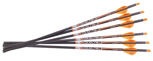 Ravin Carbon Crossbow Arrows 400 Grain .003 - Six Pack, UPC :815942021385