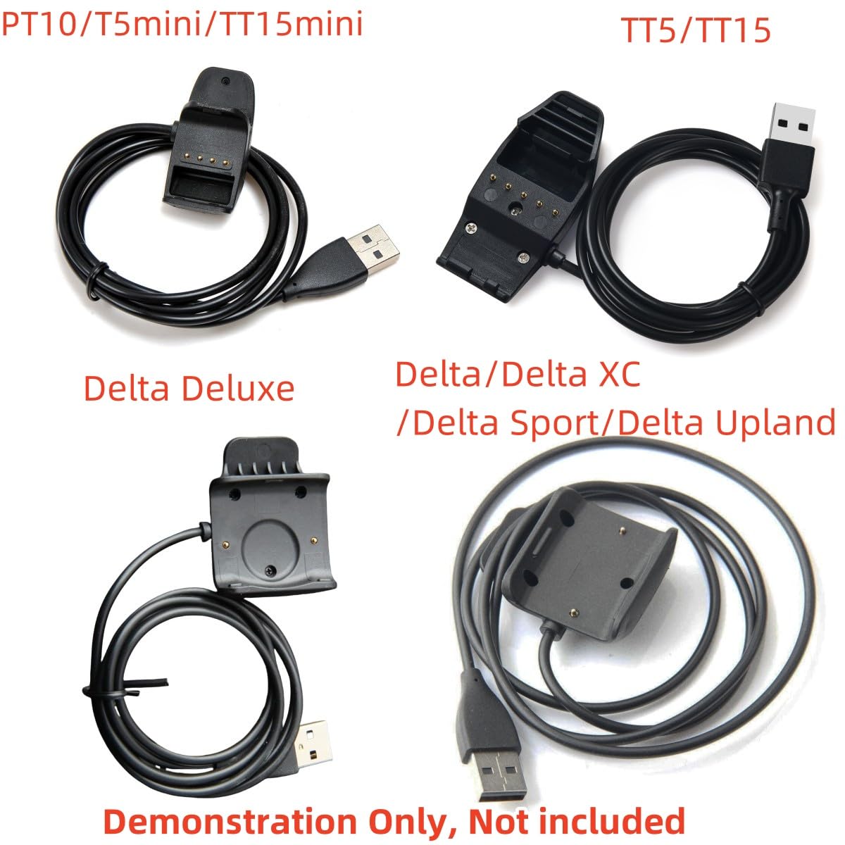 KELEFET for Garmin TT15 T5 Charger Dog Barking Charging Clip Garmin Sport pro Dog Collar Bark Collar Cable Cord (1)