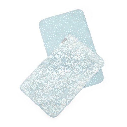 MISSION Cool Anywhere Towel 2-Pack- Soft, Lightweight Fabric - Cools Up to 2 Hours - UPF 50 Sun Protection - Machine Washable (Tonal Blue Fog)