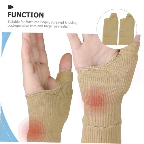 Beaupretty 1 Pair Sports Compression Gloves Wrist Support Wrist Brace Thumb Stabilizer Workout