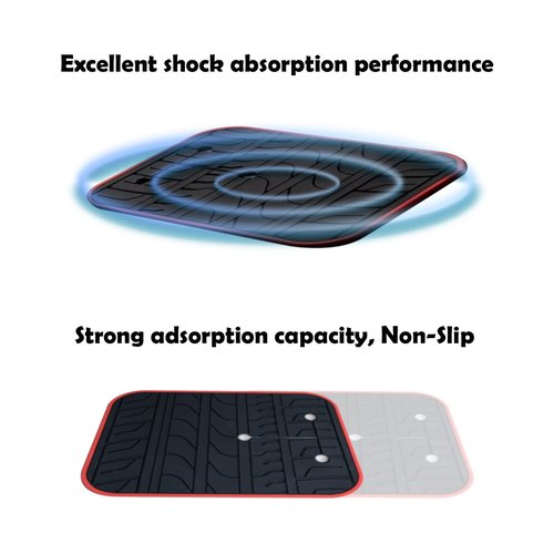 Car Scratch Protector for Trunk Bike Rack, Anti-Scratch Anti-Collision Non-Slip Silicone Pads, Car Paint Protective Pads Car Tire Pattern Non-Slip, Bike Car Rack Accessories(10 Pack)