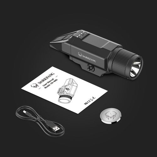 DARKFANG Low Profile 1500 Lumen Shotgun/Rifle Light with Momentary/Strobe Function for 1913 Picatinny Rail