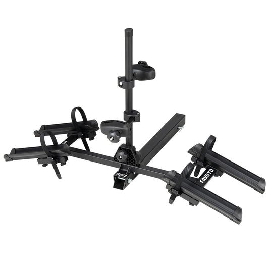 Favoto Hitch Bike Rack for 2 Bikes, 2" Receiver Car Bicycle Carrier for SUVs & Trucks, Heavy-Duty Hitch Mount Rack, 88 lbs Capacity, Fits Road & Mountain Bikes (Not for E-Bikes)