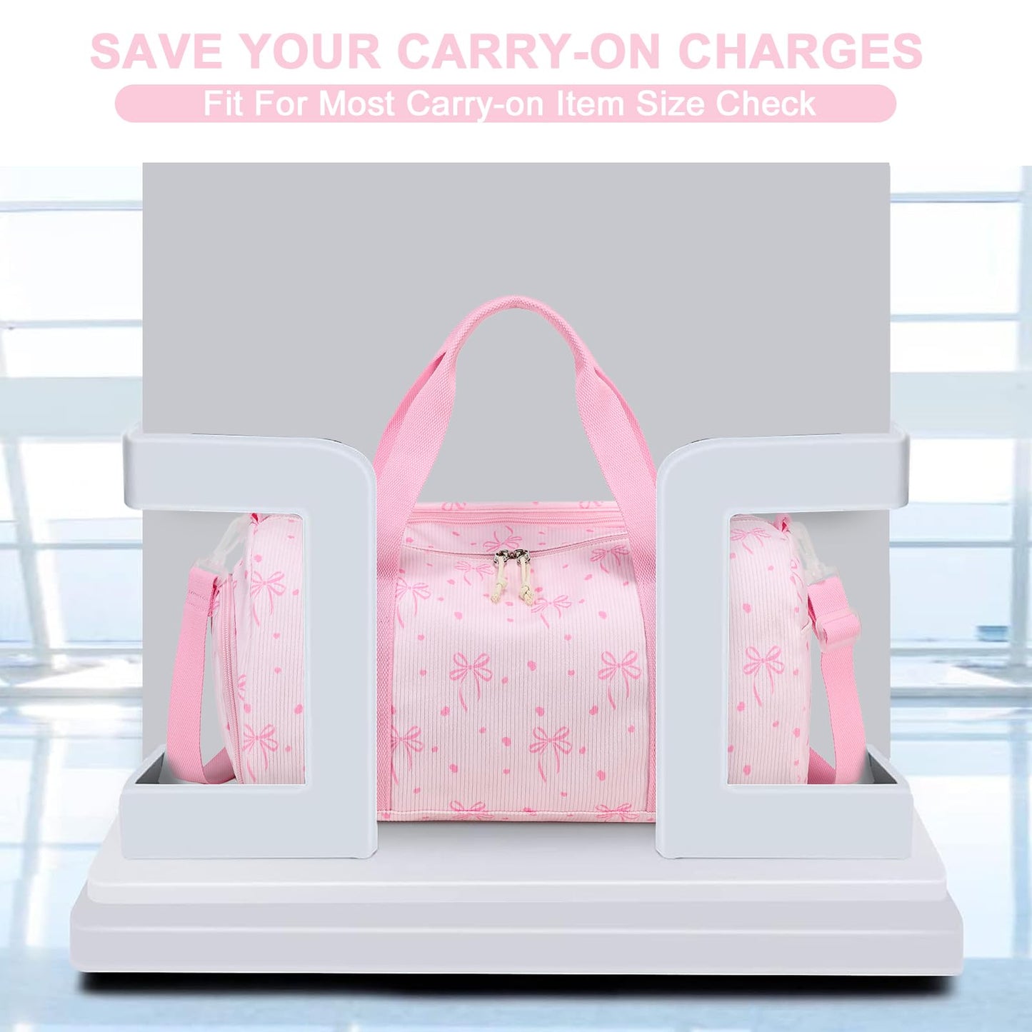 BLUBOON Duffle Bag Girls Kids Cute Gym Bag with Shoes Compartment & Wet Separation Waterproof Sports Overnight Travel Bag
