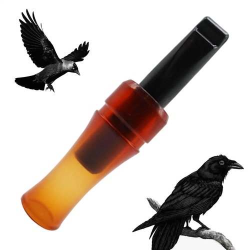 HeeHom Realistic Crow Call Whistle for Hunting & Birdwatching - Imitation Crow Decoy Sound, Durable PP Bird Caller for Beginners & Professionals in Gardens, Forests, and Fields