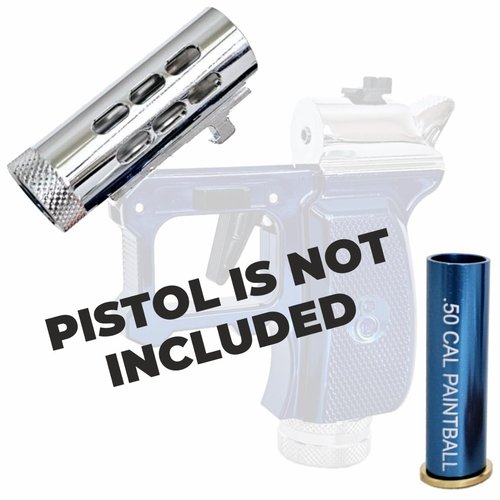 Hawki Gem .50 Caliber Paintball Barrel Set for Gem CO2 Air Pistol, Paintball Cartridge, Premium Construction, 300+ FPS (Barrel Only)