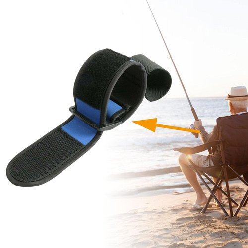 RNXRZANK 4X 1Pcs Fly Rod Holder Belt Neoprene Casting Aid Wrist Support for Traveling
