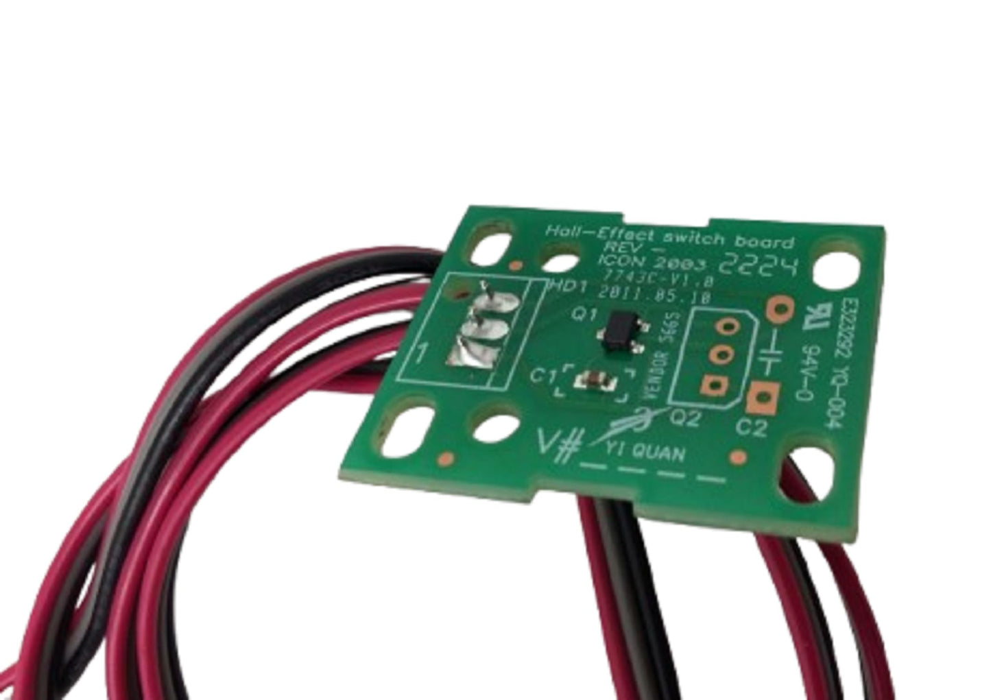 Hydra Fitness Exchange Hall Effect Console Switch Board 1642972 Works with Nordic-Track NETL247190 Treadmill