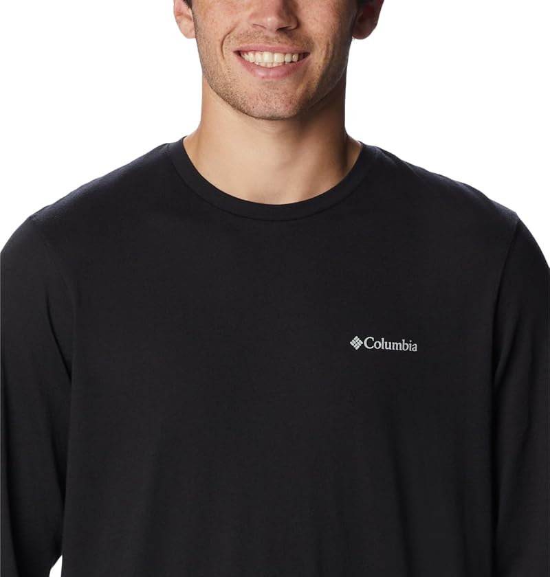 Columbia Thistletown Hills Long Sleeve Crew – Black, Large
