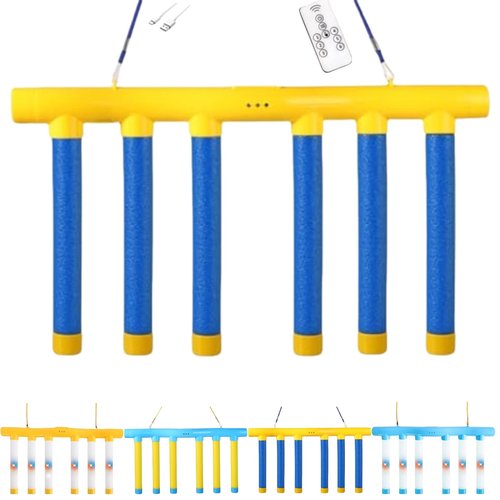 Sunbuti Reflex Game Falling Sticks, Reflex Stick Game, Reaction Time Training, Hand Eye Coordination Training, Upgrade 3 Adjustable Speed Drop Stick Test Game for Adults with Remote Control (Blue-a)