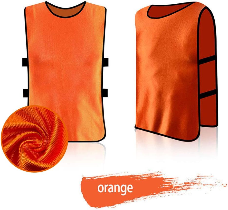 12 Pack Pennies for Soccer Scrimmage Vest Practice Jersey for Adult Youth