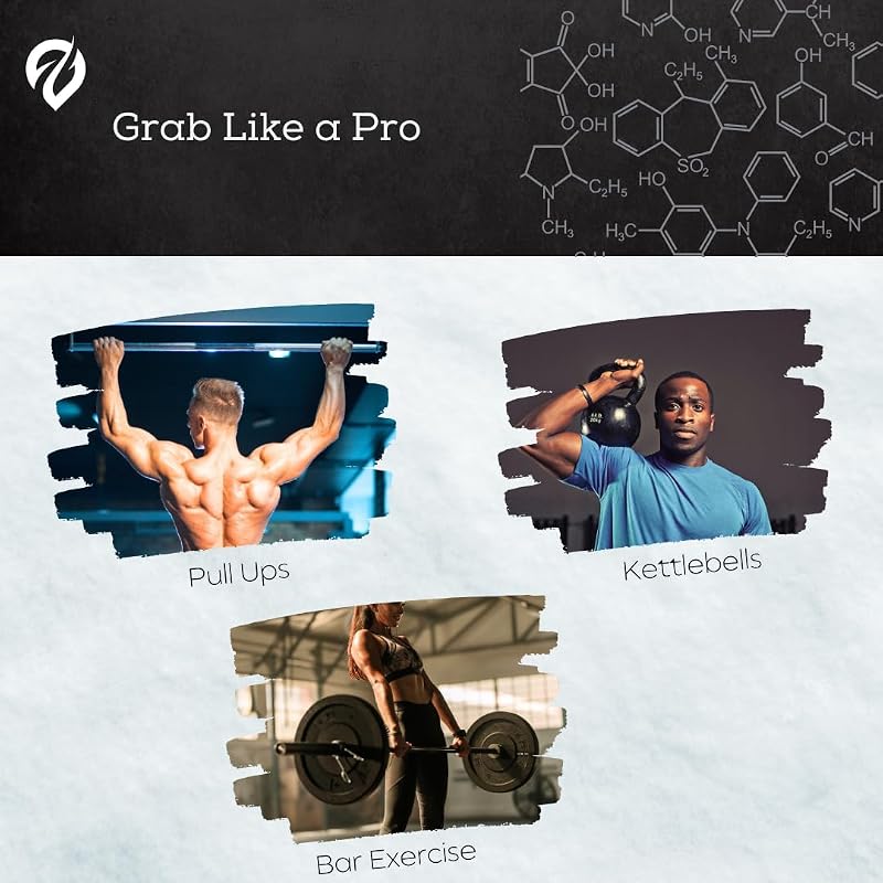 Liquid Chalk - Mess-Free Grip Enhancer for Weightlifting, Gymnastics & Climbing - 2pk Lf