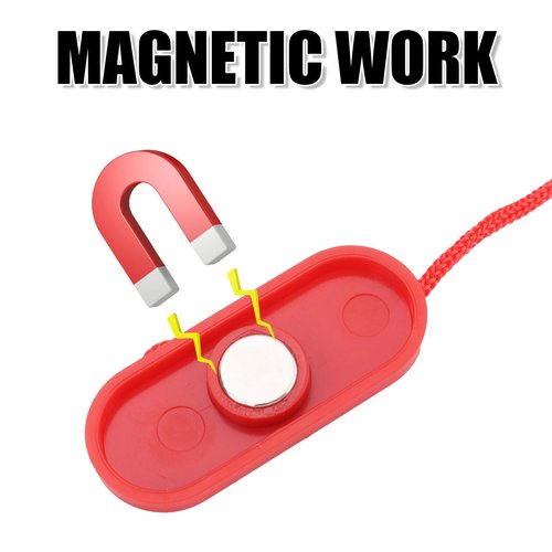 Treadmill Magnet Safety Key Replacement, 1.9x0.8in Magnetic Safety Switch Universal Treadmill Emergency Stop Magnet for Running Machines Treadmills (Flat Oval)