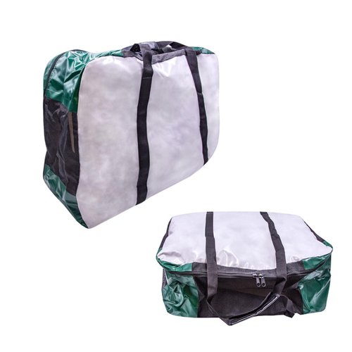 Outcast Fish Cat 4 Deluxe Gray LCS Float Tube with Green Float Tube Bag