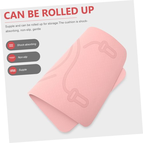 HEMOTON Non Slip Jump Rope Mat Thickened Exercise Mat Portable Fitness Training Accessory for Home Workouts Soundproof and Shock Absorbing Design