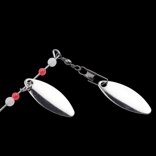 FREE FISHER 6 Pcs Fishing Lures Spinner Baits for Bass Fishing,Trout Salmon Hard Metal Spinnerbaits