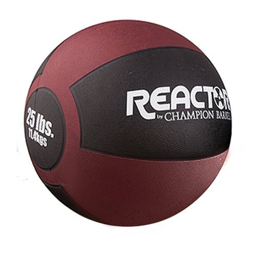 Champion Barbell Heavy Medicine Ball, 25 lb. - Maroon