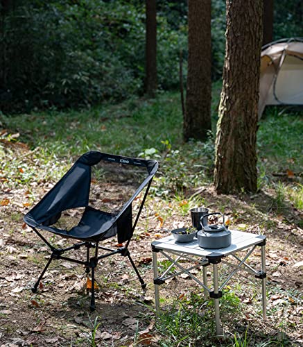 iClimb Ultralight Compact Folding Anti-Sinking Beach Chair Black - Variation of THIS listing