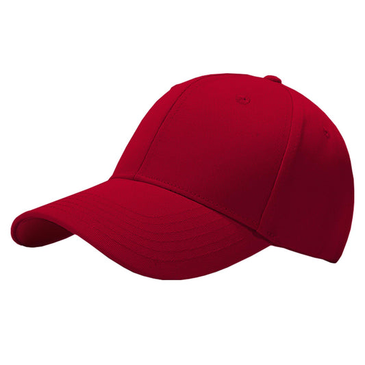 Favuit Baseball Cap, Men Women Cotton Hats Classic Plain Trucker Cap Dad Hat Adjustable Size for Workouts Running Outdoor Activities All Seasons (Red)