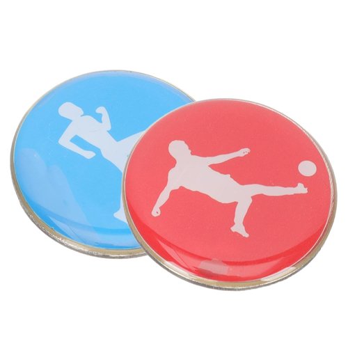 Football Referee Toss Coin | Two?Sided Referee Toss Coin | Double-Sided Referee Toss Coin, for Soccer Football Volleyball Table Tennis