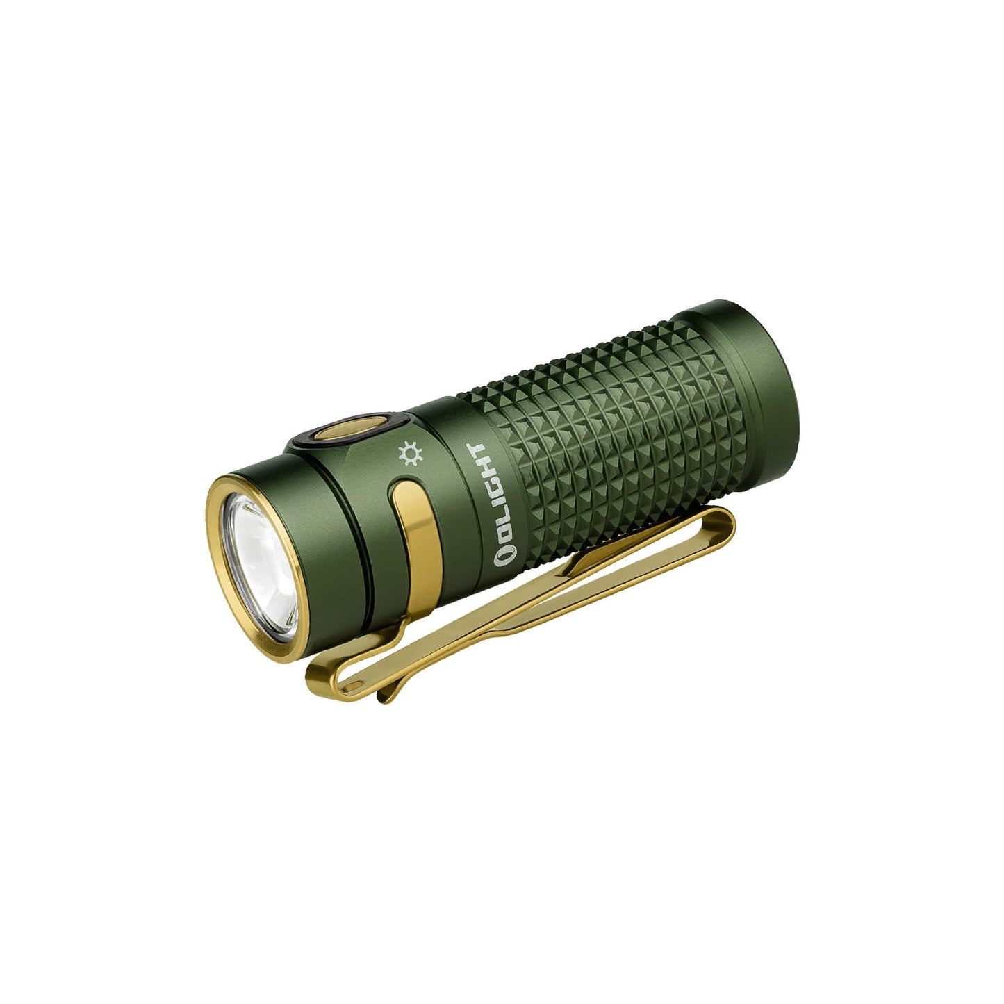 OLIGHT Baton4 Rechargeable EDC Flashlight, Bright Small Flashlight 1300 Lumens with MCC Charging Cable, IPX8 Waterproof, Multiple Modes Pocket Light for Home, Camping, and Emergencies (OD Green)