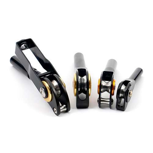 ZHORCIN Rustproof Pulley Fishing Rod Guide Tip Fishing Rod Guide Tip Rod Components Guide Tip Roller Rings Double Roller