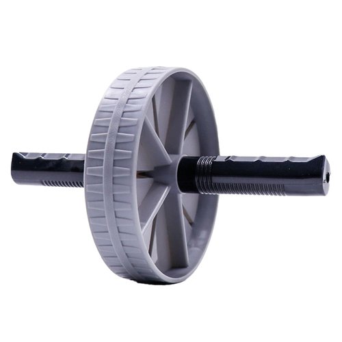 Automatic Rebound Ab Roller Wheel for Core Strength, Core Workout Equipment for Home, PP Abdominal Exercise Wheel with Non-Slip Wheels, Perfect for Beginners Home Gym (Grey)