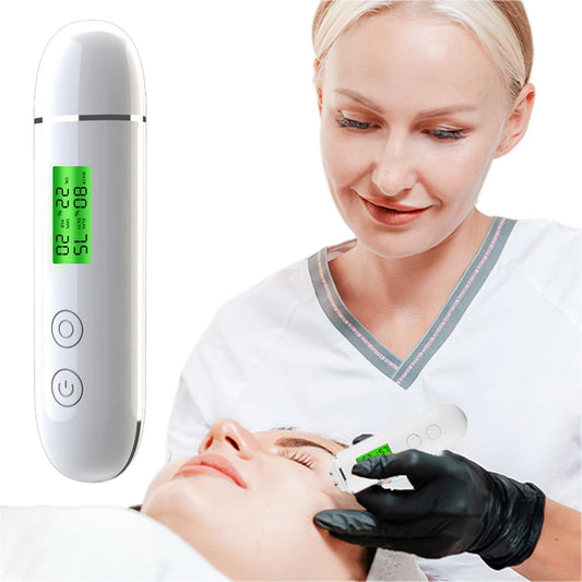 Hydration Monitor,Corneometer Skin Hydration Meter,Skin Analysis Machine Professional,Multifunctional Hydration Test and Tracking Device for Skincare with LCD,Skin Hydration Tester