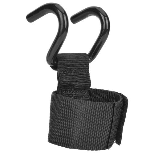 Alomejor 2 Pcs Weightlifting Handles and Hooks for Fitness Training, Durable Steel Material, Lightweight and Easy to Wear for Gym Training Courses (Weightlifting Hook)