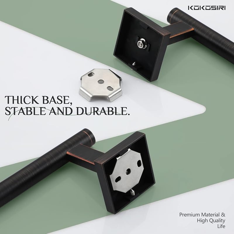 Oil Rubbed Bronze Towel Bar - Wall Mount Hand Towel Holder, Stainless Steel