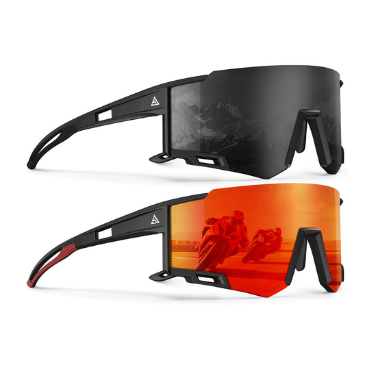 KALIYADI Polarized-Mens-Sunglasses Sports Sunglasses-Men Women: Sun Glasses with UV400 for Running Cycling Fishing