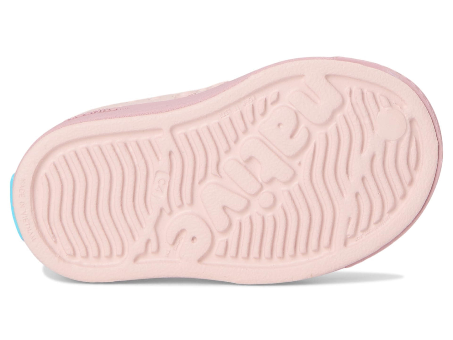 Native Shoes Unisex-Kids Jefferson Sneakers, Dust Pink/Balos Pink, 12 Little Kid