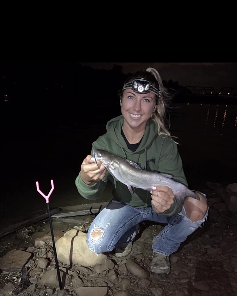 40" Magnum Extendable Rod Holder - Fishin Stix, Pink (2-Pack or 4-Pack)