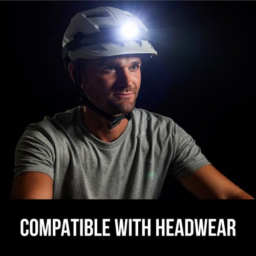 GORILLA GRIP Ultra Bright High Lumens LED Head Lamp, 7 Light Modes Water Resistant IPX4 Headlamp, Adjustable Headband, Battery Powered Outdoor Running, Camping Forehead Flashlight Lamps, 1 Pack Black