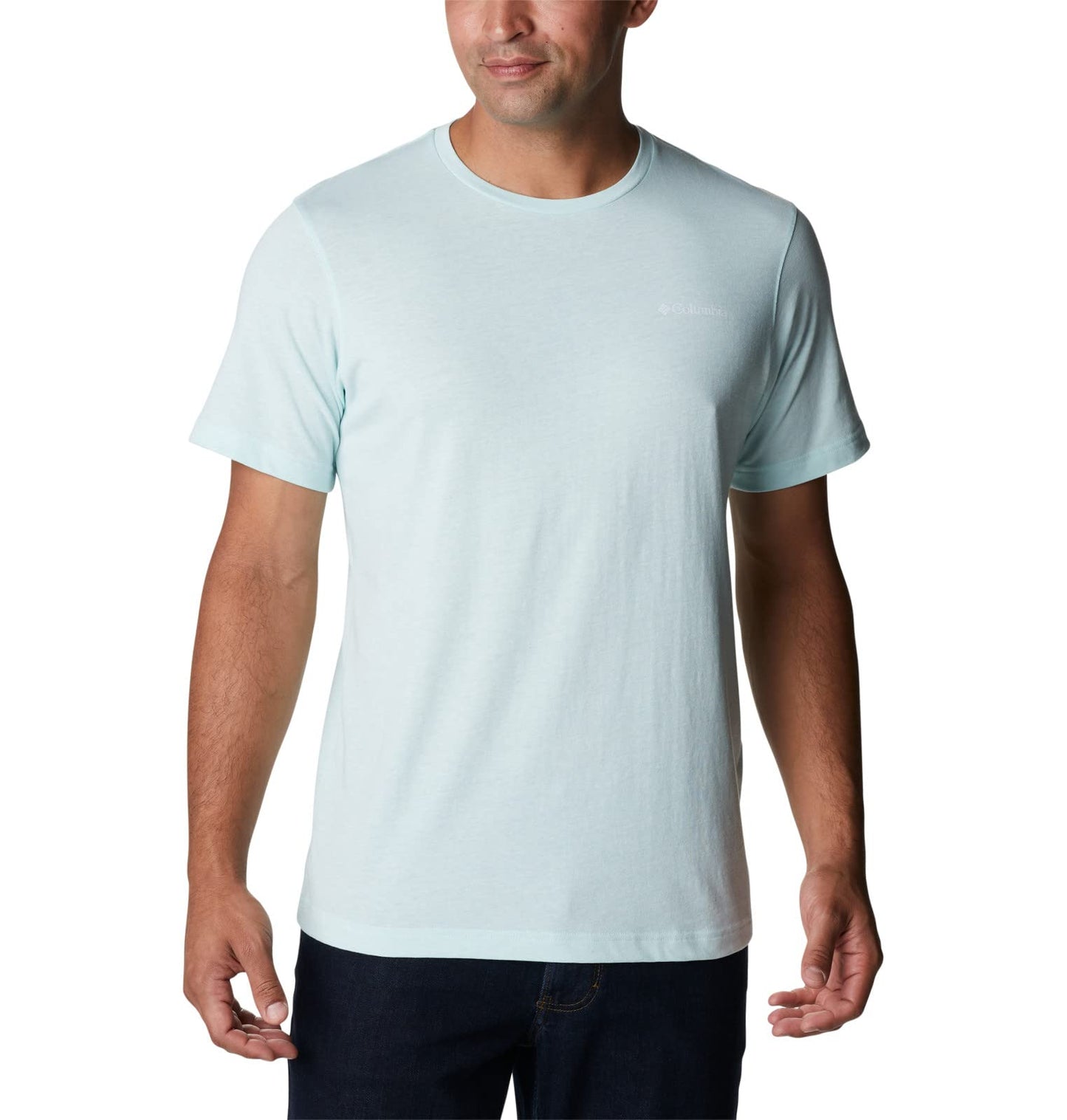 Columbia Men's Thistletown Hills Short Sleeve, ICY Morn Heather, 3X Big
