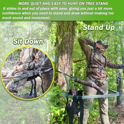 Lightweight Tree Stand Seat Replacement Mesh for Hunting, Universal Fit