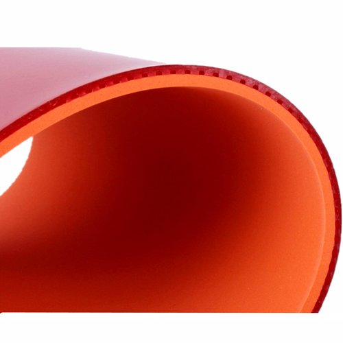BestParts DHS Hurricane 8 Table Tennis Rubber Sheet Ping Pong Rubber Sponge Thickness 2.2mm,Hardness 39 Degree,Red or Black (Red)