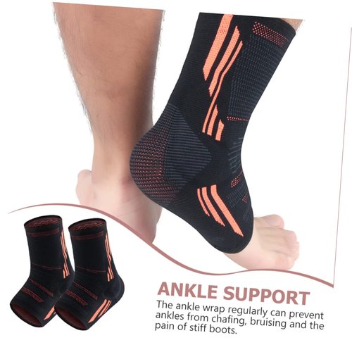 ORFOFE Ankle Protective Cover 1 Pair of Anti-wear Ankle Sleeves for Sports Breathable and Comfortable Design