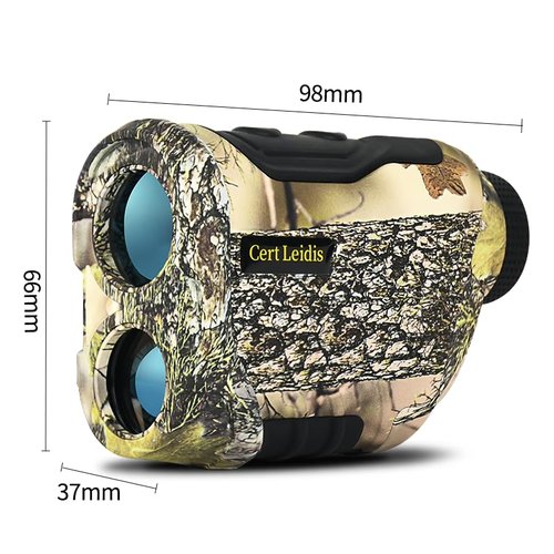 Golf Rangefinder with Slope, 1500 Yards Laser Range Finder Golfing, 6X Magnification, Flag Pole Locking Vibration, Rechargeable Range Finders for Golfers & Hunting
