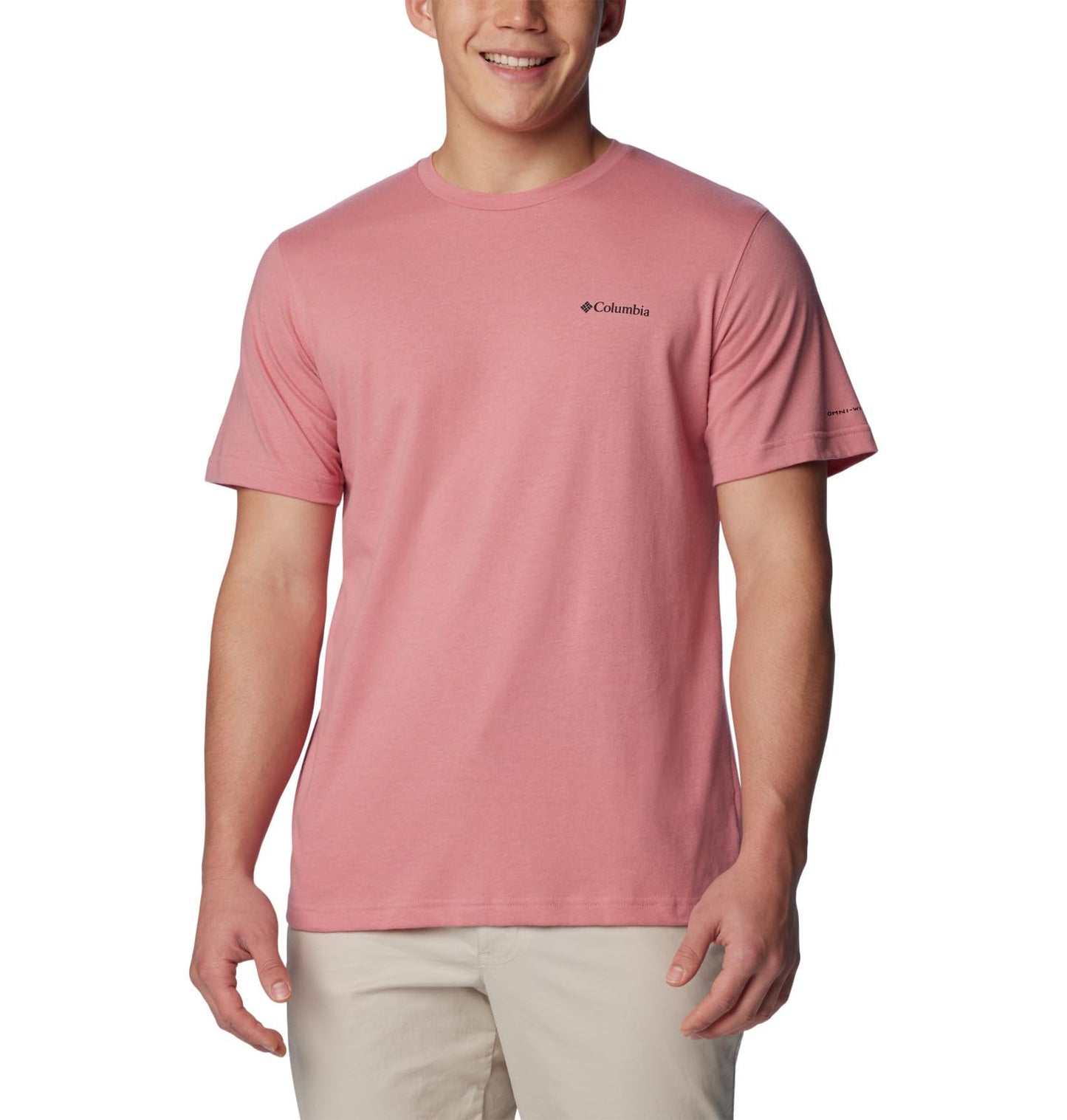 Columbia Men's Thistletown Hills Short Sleeve, Pink Agave, 4X Tall