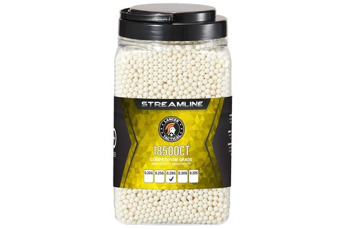 Lancer Tactical 18,500 Round 6mm Airsoft Pellets 0.20g-0.32g, Bucket Size Tracer BB - Made in Taiwan (0.28g)