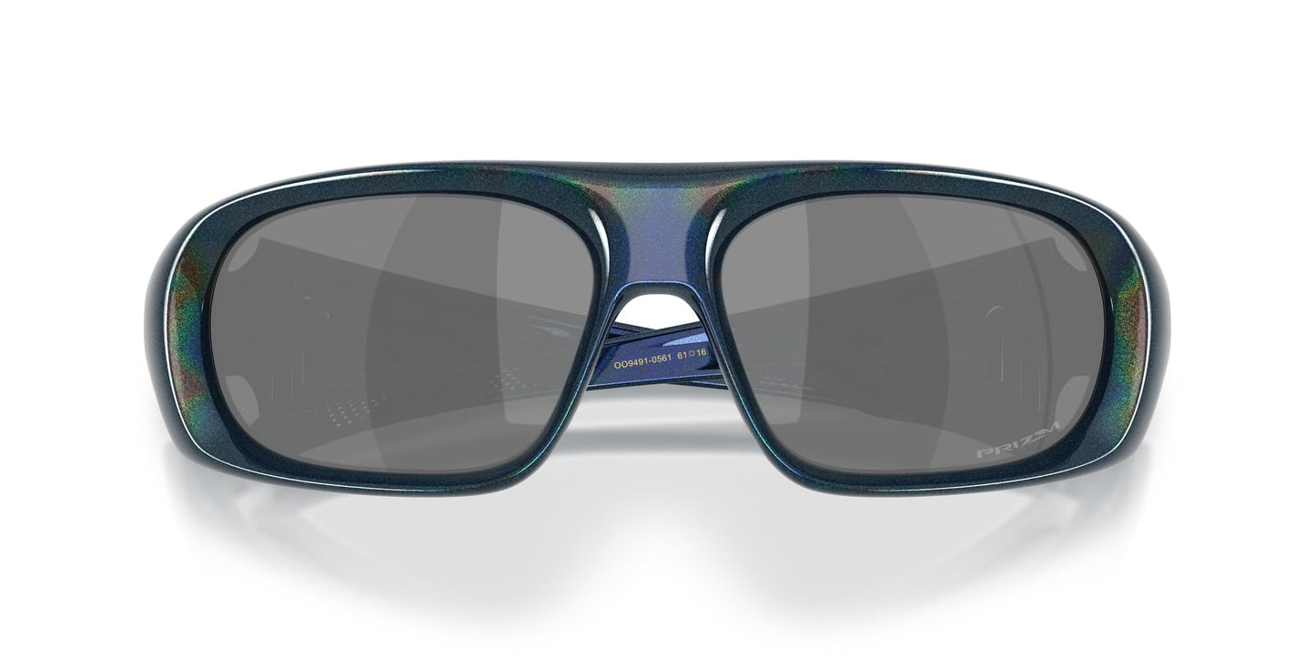 Oakley Sunglasses for Men and Women - OO9491 Belleville Rectangular Sunglasses Prizm Lenses - Abyss Spacedust/PRIZM Black - Size 61