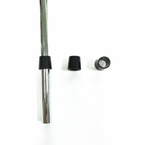 HH-GOLF 12 Pack Solid Black Flat Golf Iron Ferrules for Tapered 0.370 Shaft