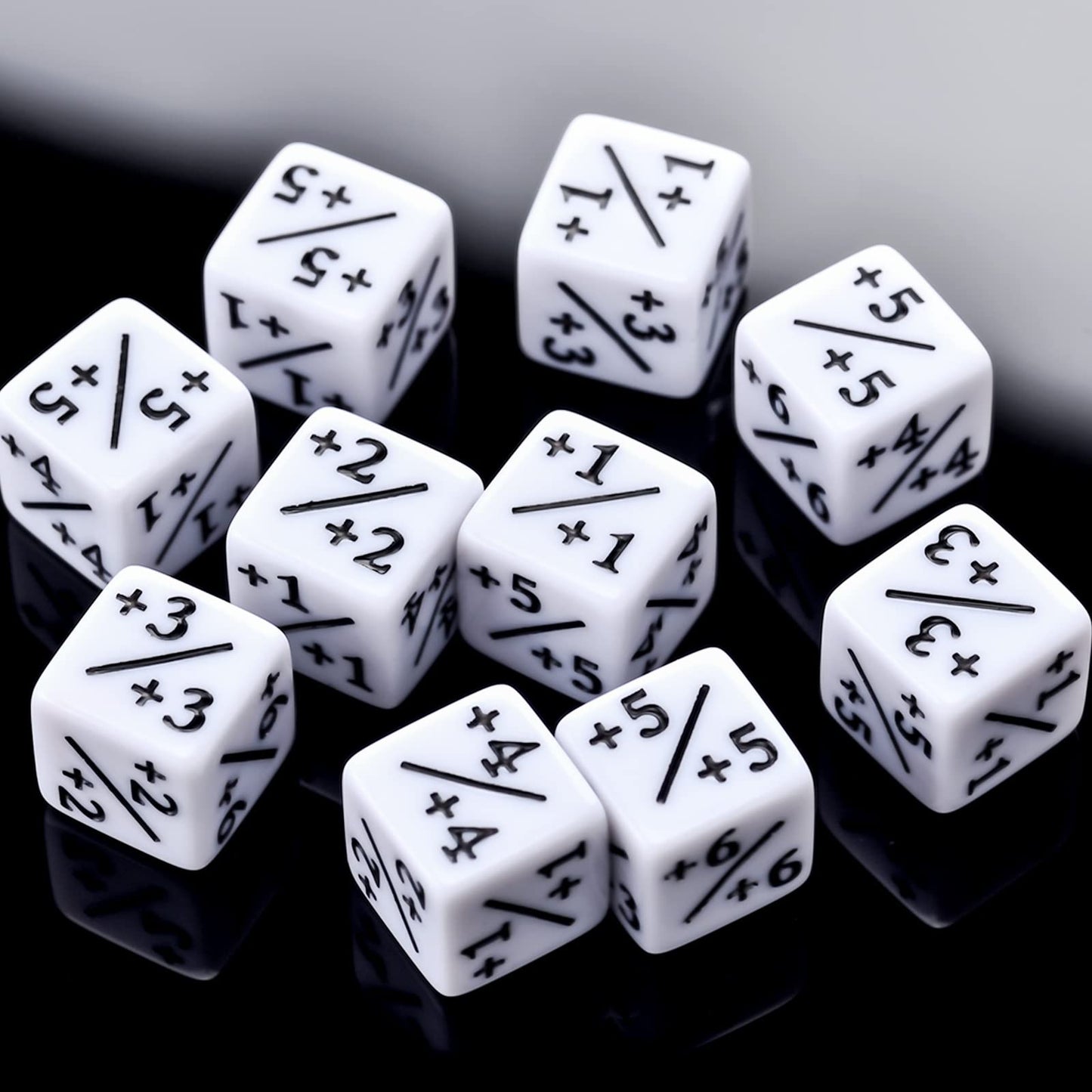 24 Pieces Dice Counters Token, D6 Dice Cube Loyalty, MTG CCG Compatible Card Game Accessories