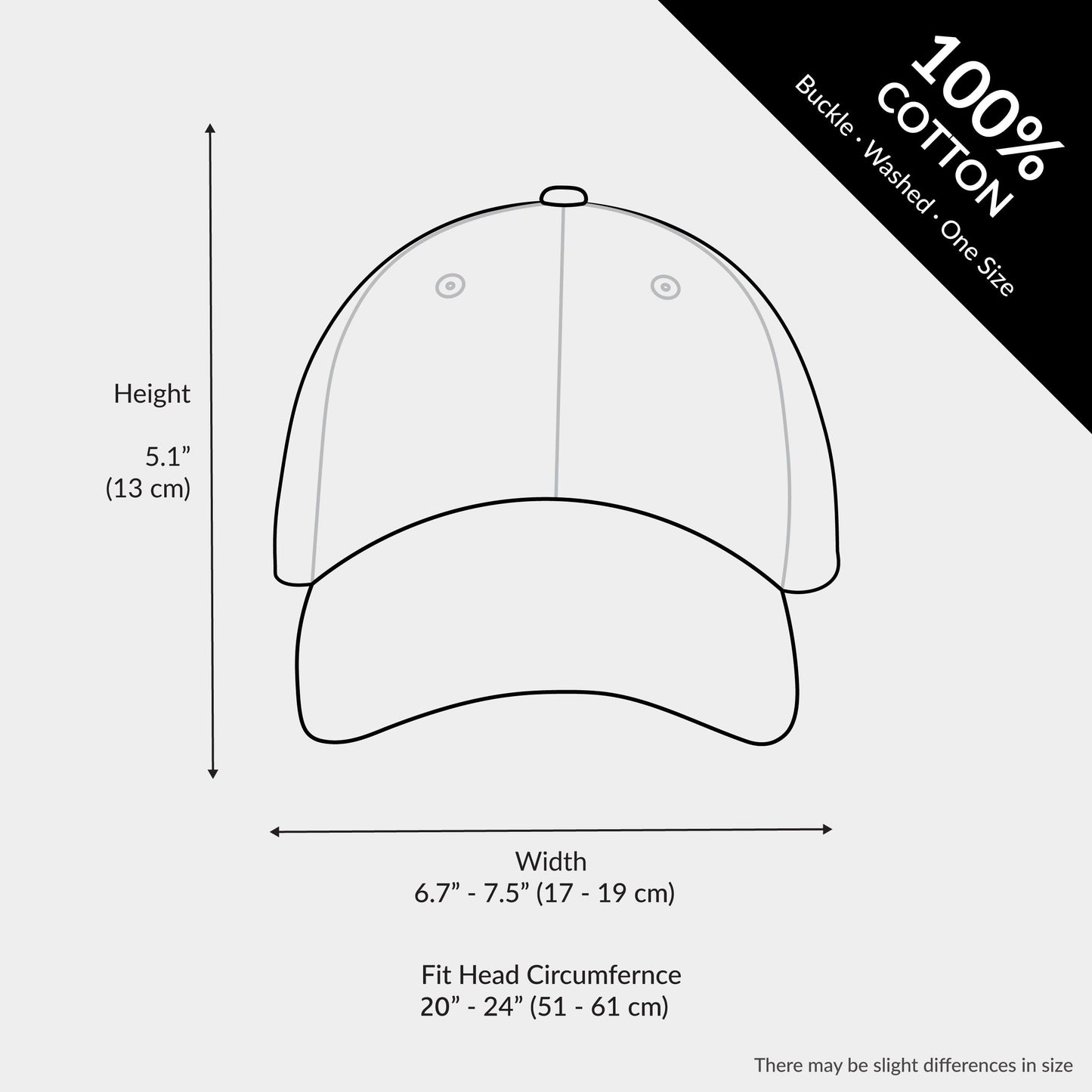 Cotton Baseball Cap Dad Hat – Washed Low Profile Adjustable Hat for Men Women Casual Outdoor Running Golf(Solid Black)